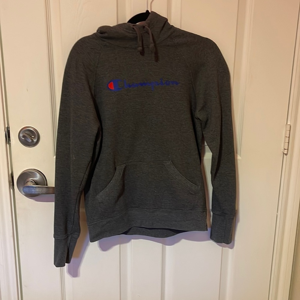 Champion dark grey hoodie